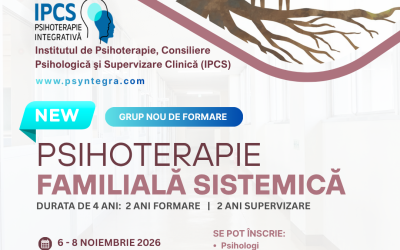 Grup nou de Formare în Psihoterapie Familială Sistemică | 6-8 noiembrie 2026-Suceava
