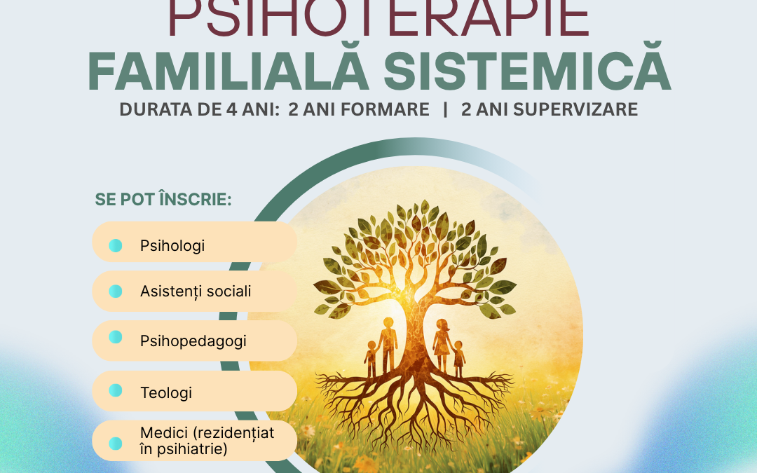 Grup nou de Formare în Psihoterapie Familială Sistemică | 6-8 noiembrie 2026-Bucuresti